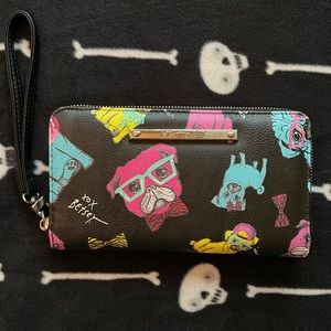 LOWERED TODAY  - Betsey Johnson - Pug Wallet wristlet NWOT
